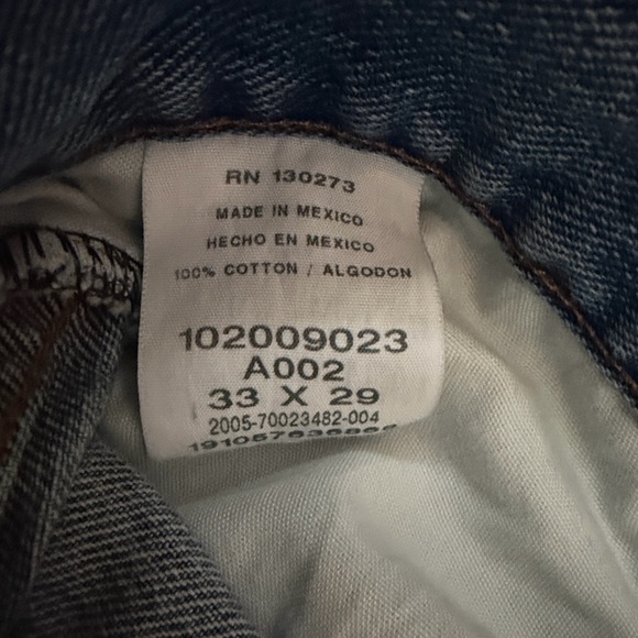 5 Pair Lee & Levi’s Men's Straight Leg Jeans in Blue and Black - Picture 9 of 16